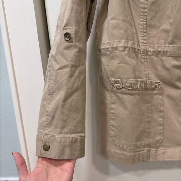 Coldwater Creek Utility Jacket in Tan - Picture 5 of 7
